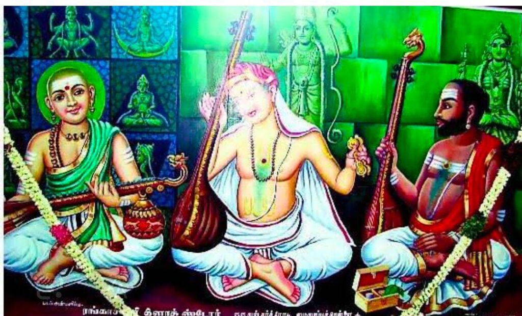 சங்கீத மும்மூர்த்திகள் திருவாரூரின் அடையாளம்